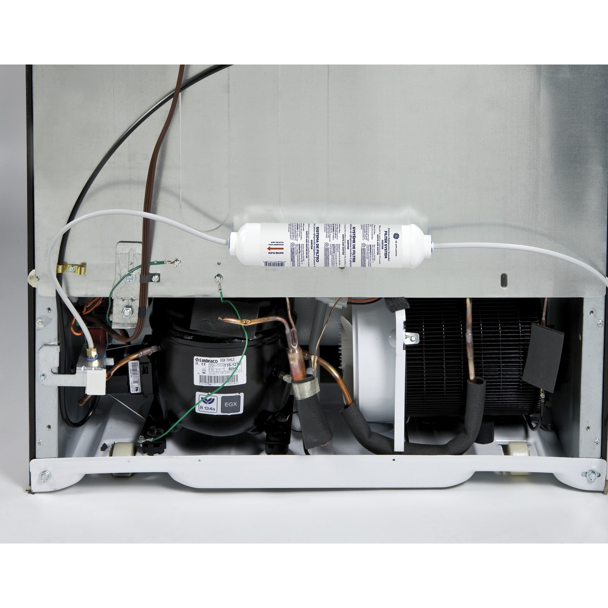 GE In-Line Water Filtration System for Refrigerators or Icemakers - White, , hires