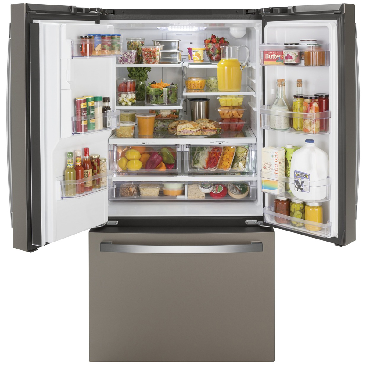 GE 25.6 Cu. Ft. French Door Refrigerator Slate P.C. Richard & Son