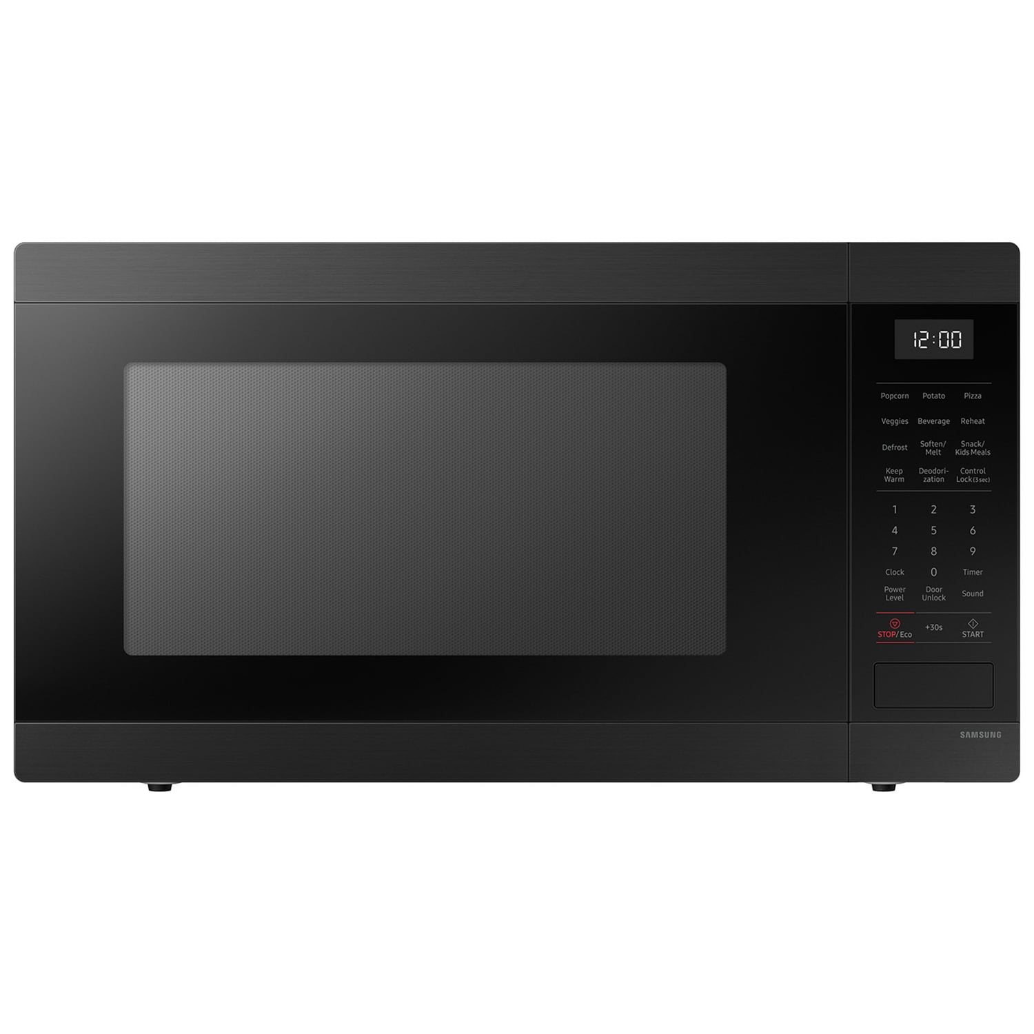 Samsung 24 in. 1.9 cu. ft. 900W Countertop Microwave with Sensor Cooking - Matte Black Steel, , hires
