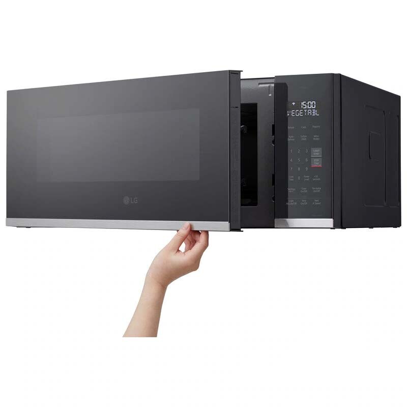 LG 30 in. 1.3 cu. ft. 1000W Low Profile Smart Over-the-Range Microwave with 400 CFM - PrintProof Stainless Steel, , hires