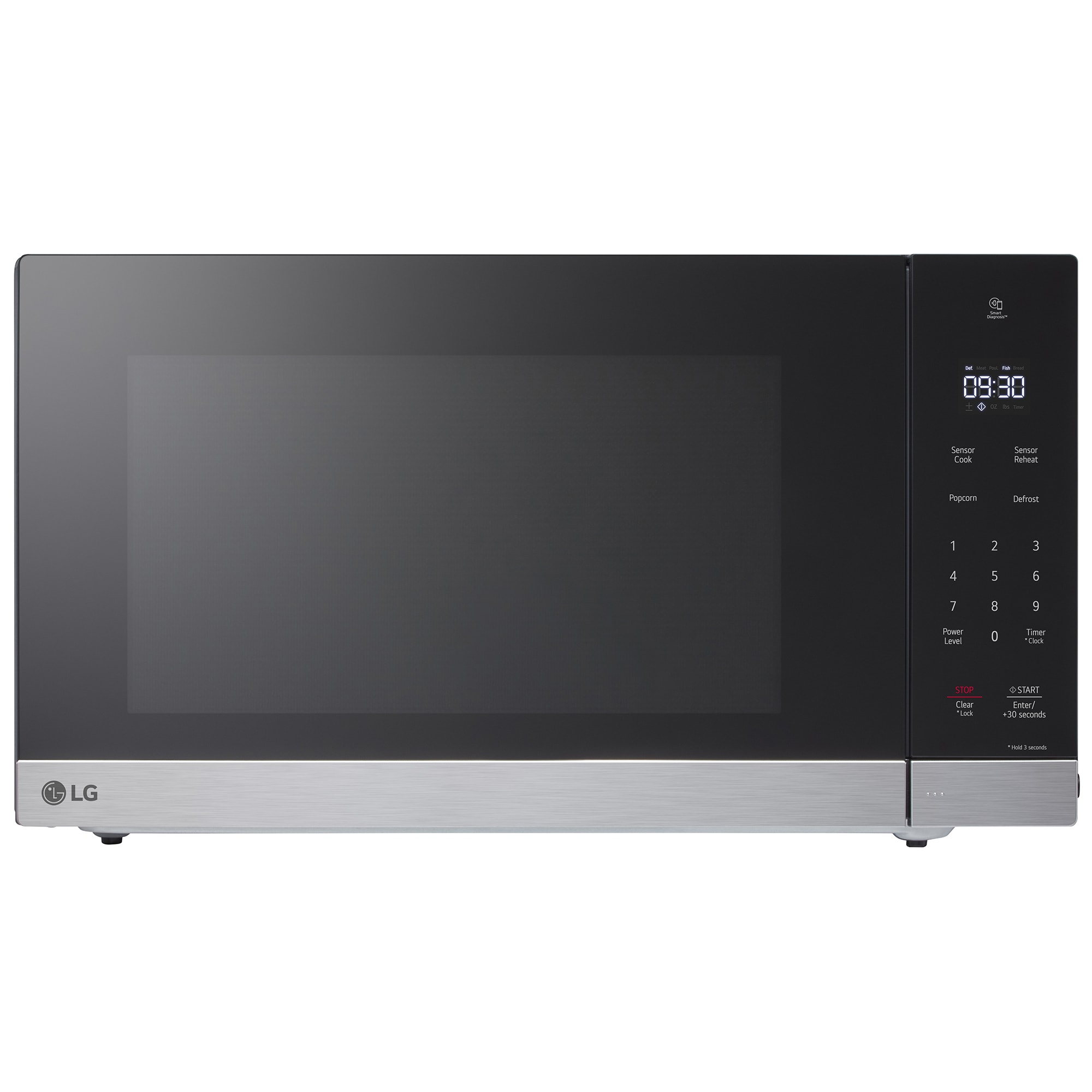 LG 24 in. 2.0 cu. ft. 1200W Countertop Microwave with Sensor Cooking - Stainless Steel, Stainless Steel, hires