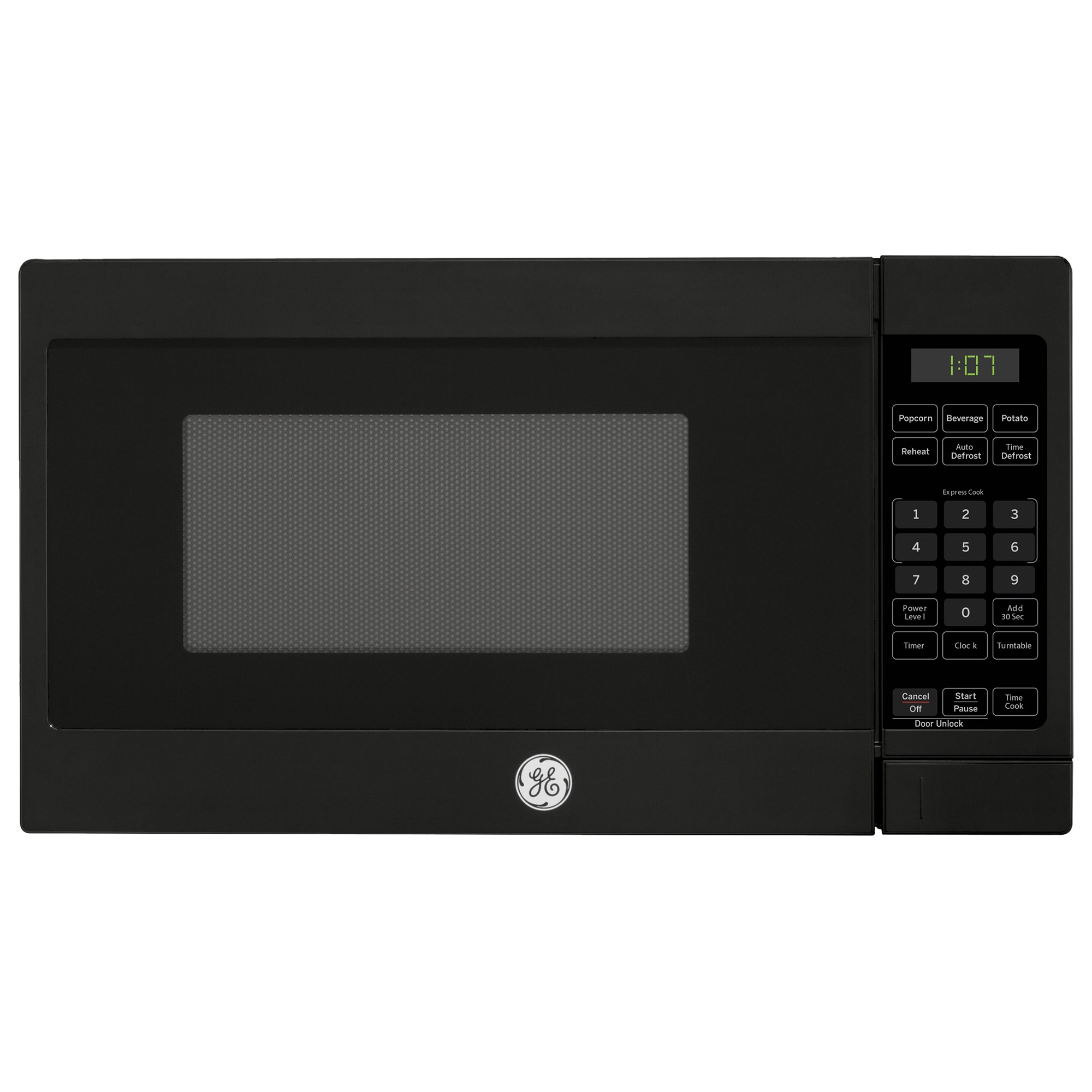 GE Spacemaker 17 in. 0.7 cu. ft. 700W Countertop Microwave - Black, Black, hires