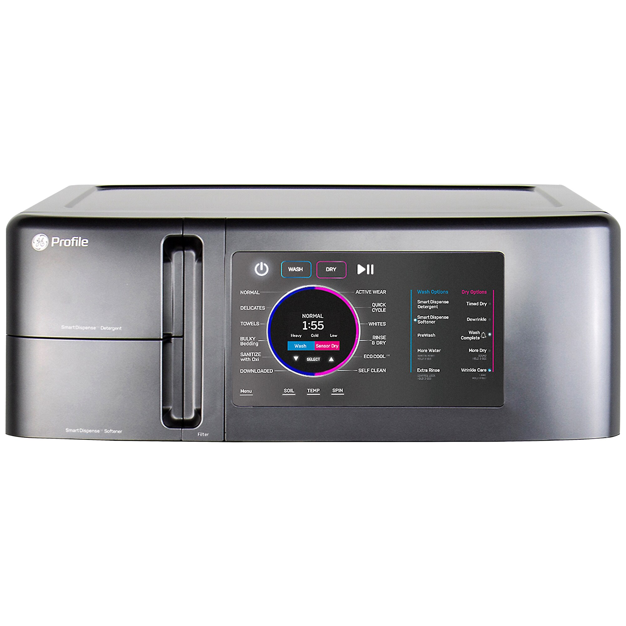 GE Profile 28 in. 4.8 cu. ft. UltraFast Smart Electric Front Load