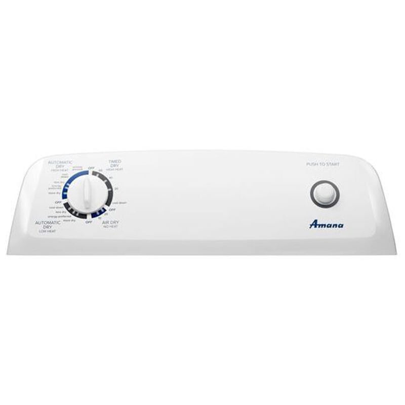 Amana 29 in. 6.5 cu. ft. Electric Dryer with Wrinkle Prevent Option - White, , hires