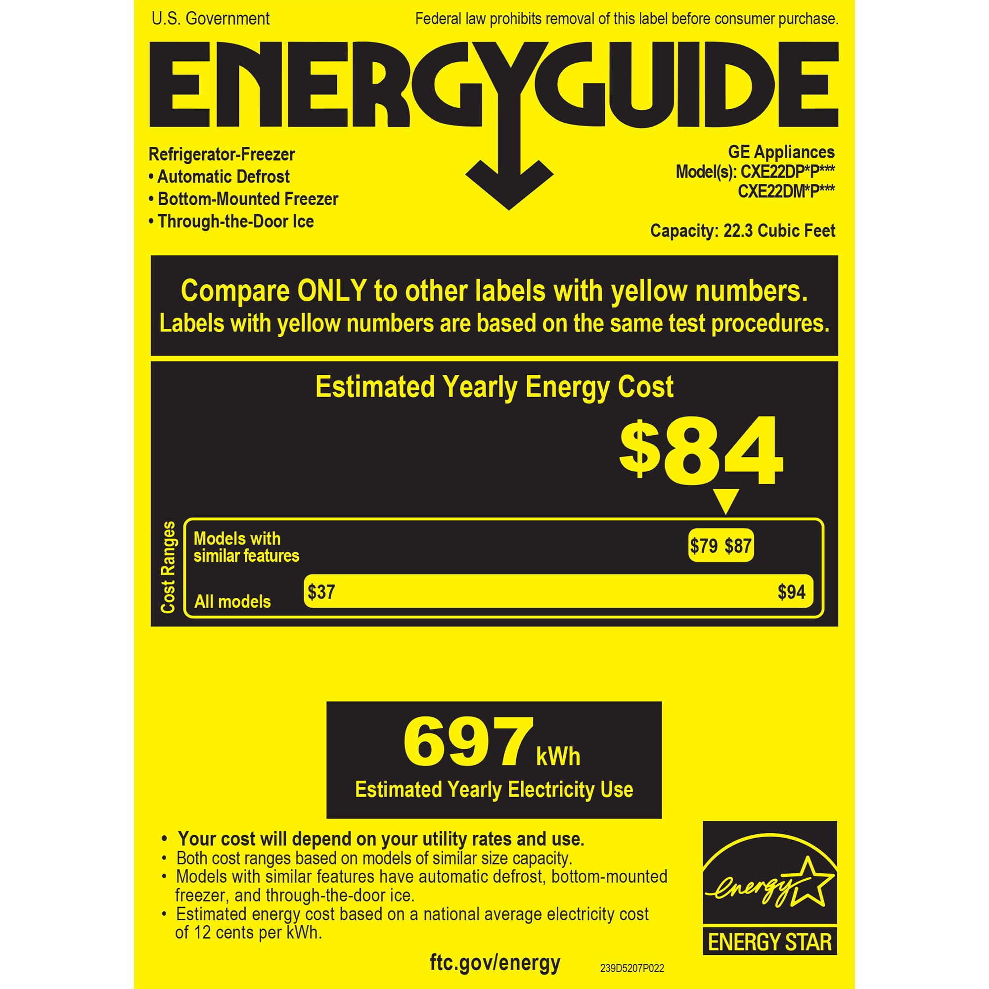 Cafe 36 in. 22.3 cu. ft. Smart Counter Depth 4-Door French Door Refrigerator with Ice & Water Dispenser - Matte Black, Matte Black, hires