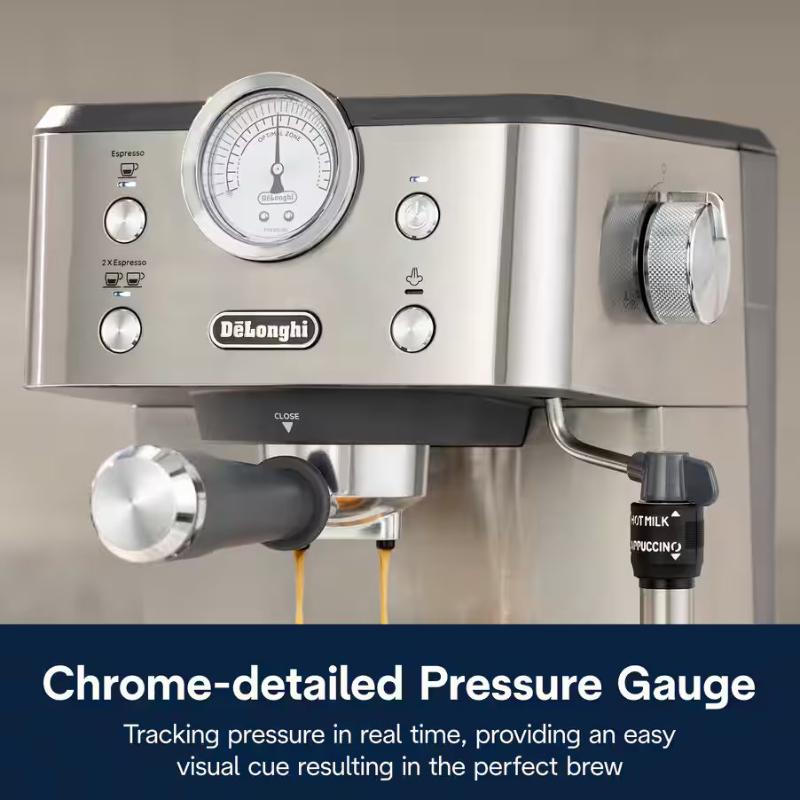 De Longhi Classic Espresso Machine - Stainless Steel, , hires