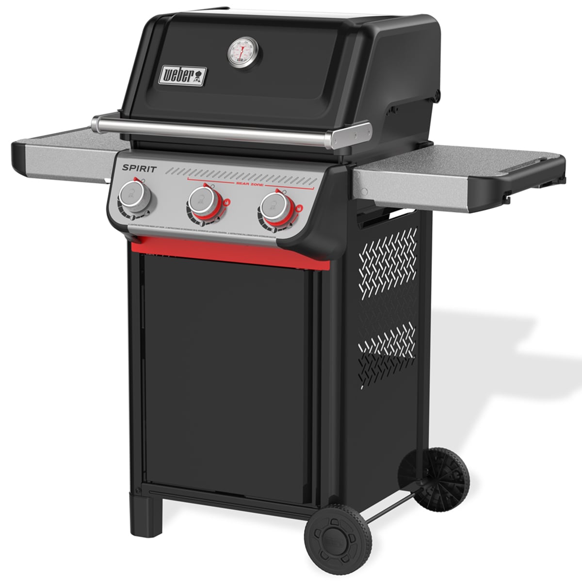 Weber Spirit E-325 3-Burner LP Gas Grill with Snap Jet Ignition System & Sear Burner - Black, , hires