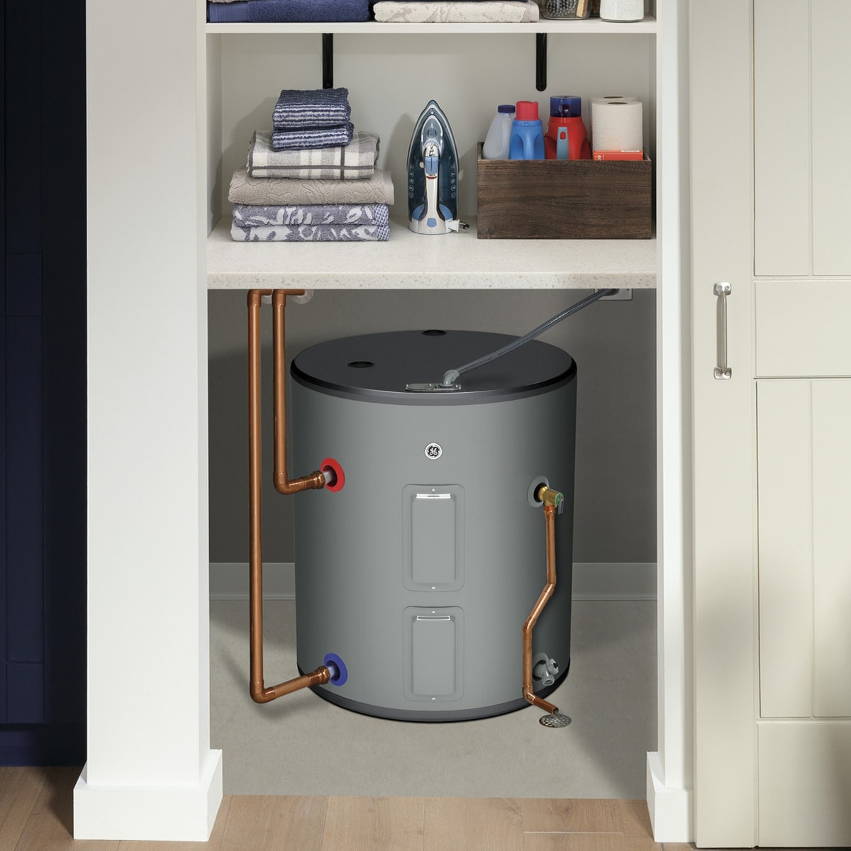 GE Electric 36 Gallon Water Heater with 8-Year Parts Warranty, , hires