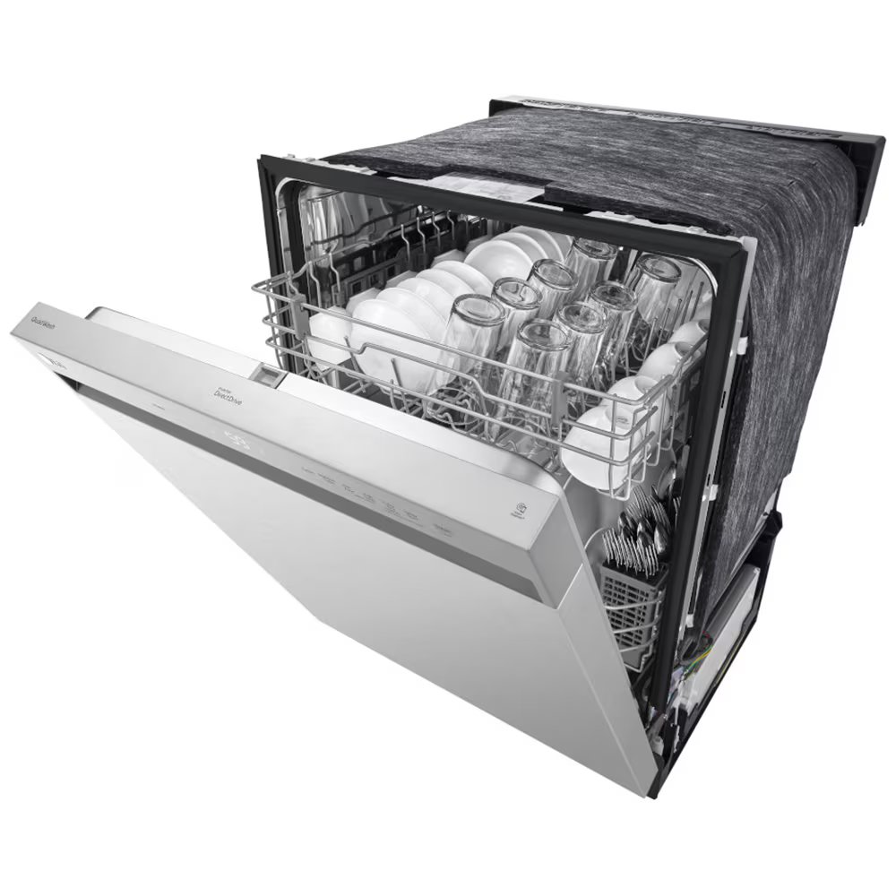 LG 24 in. Front Control Dishwasher with 50 dBa Sound Level, Dynamic Dry & Pocket - Stainless Steel, , hires