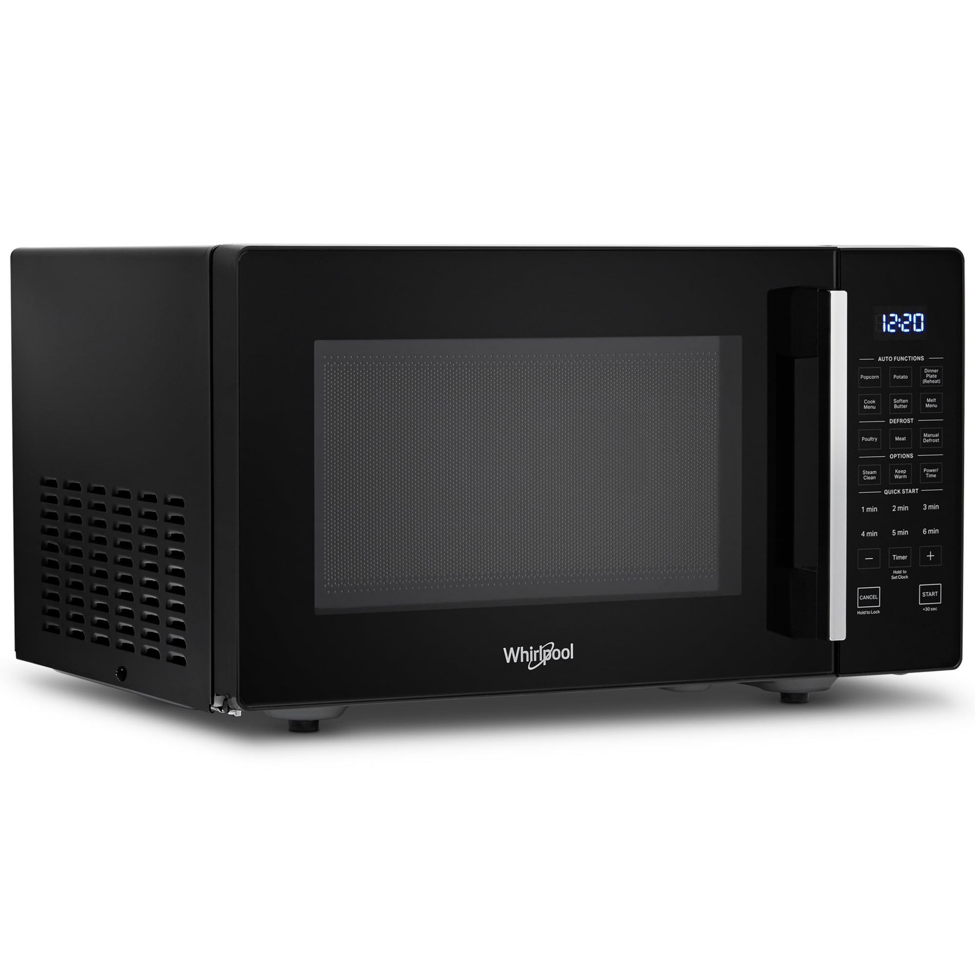 Whirlpool 19 in. 0.9 cu. ft. 900W Countertop Microwave - Black, , hires