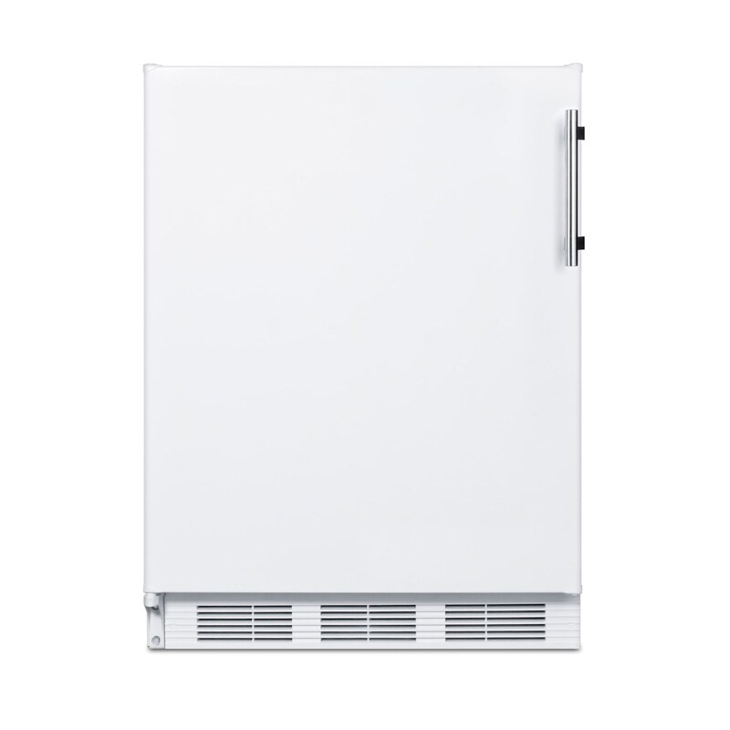 Summit 24" 5.1 Cu. Ft. Compact Counter Depth Top Freezer Refrigerator - White (CT661WLHD)
