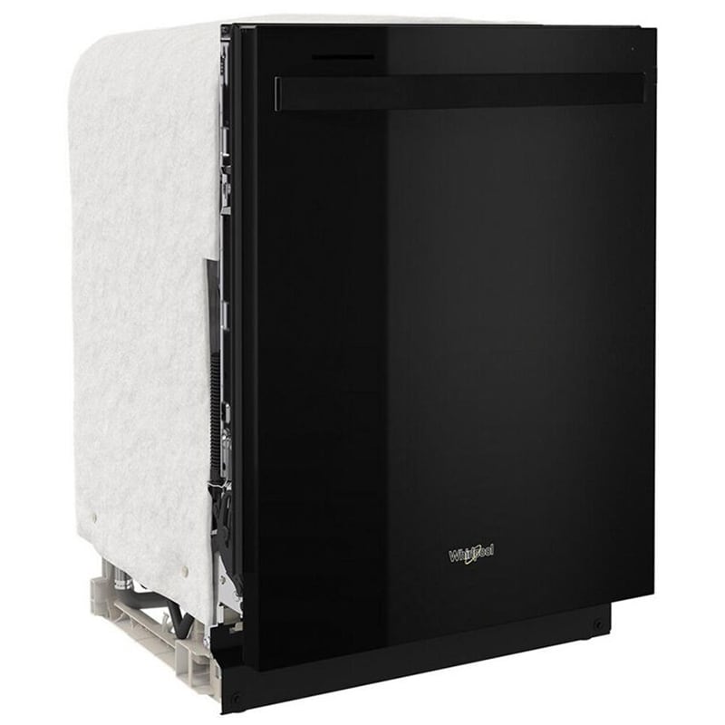 Whirlpool 24 in. Top Control Dishwasher with 47 dBa Sound Level & 3rd-Rack - Black, Black, hires