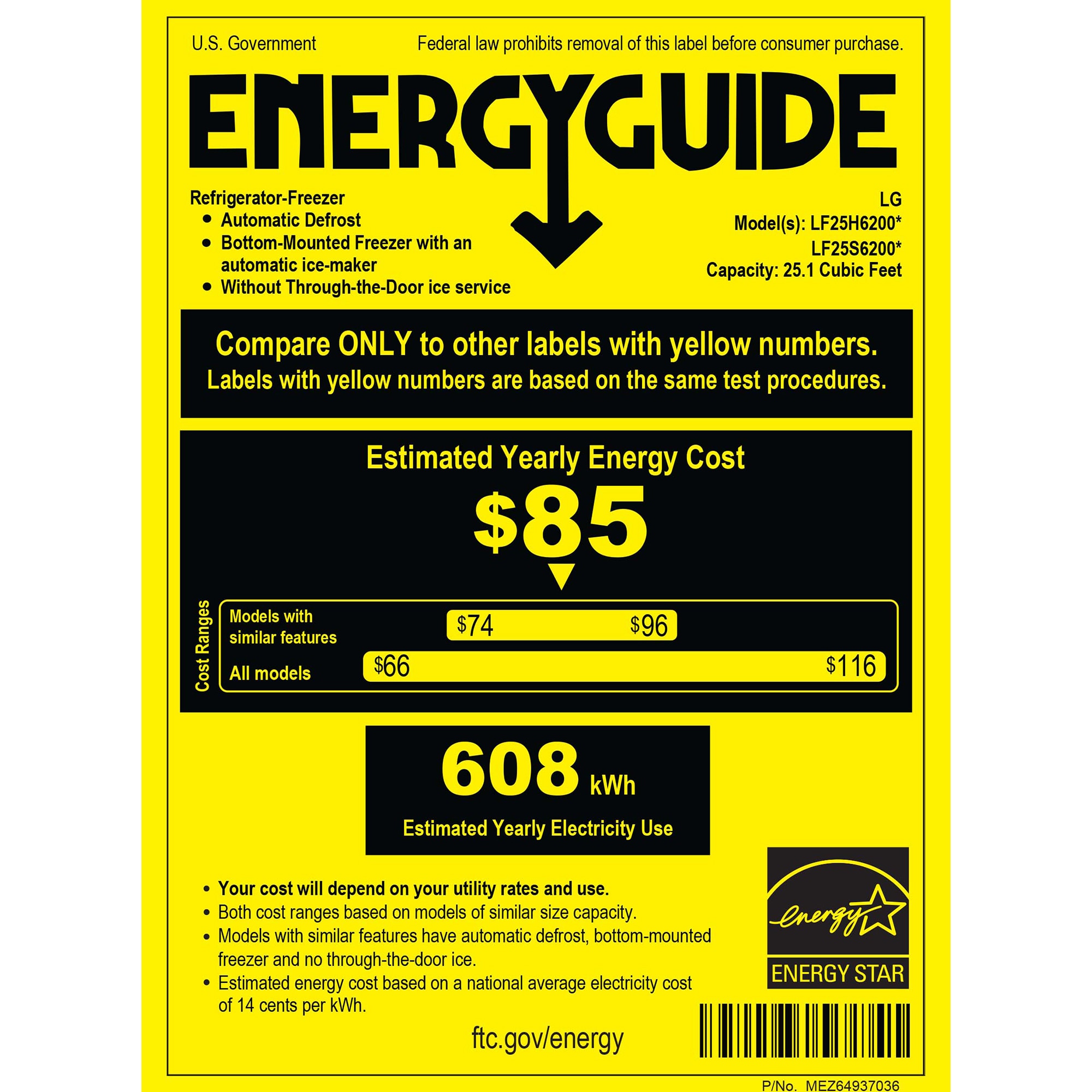 LG 33 in. 25.1 cu. ft. Smart French Door Refrigerator with Ice Maker - PrintProof Stainless Steel, , hires