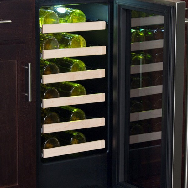 Marvel 15 in. Undercounter Wine Cooler with Single Temperature Zone & 24 Bottle Capacity - Stainless Steel, , hires