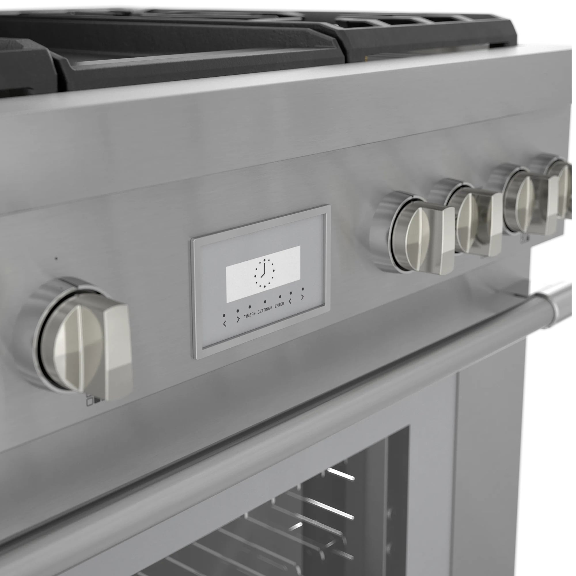 Thermador Pro Harmony Professional Series 36 in. 4.9 cu. ft. Smart True European Convection Dual Fuel Range with 4 Sealed Burners & Griddle - Stainless Steel, , hires