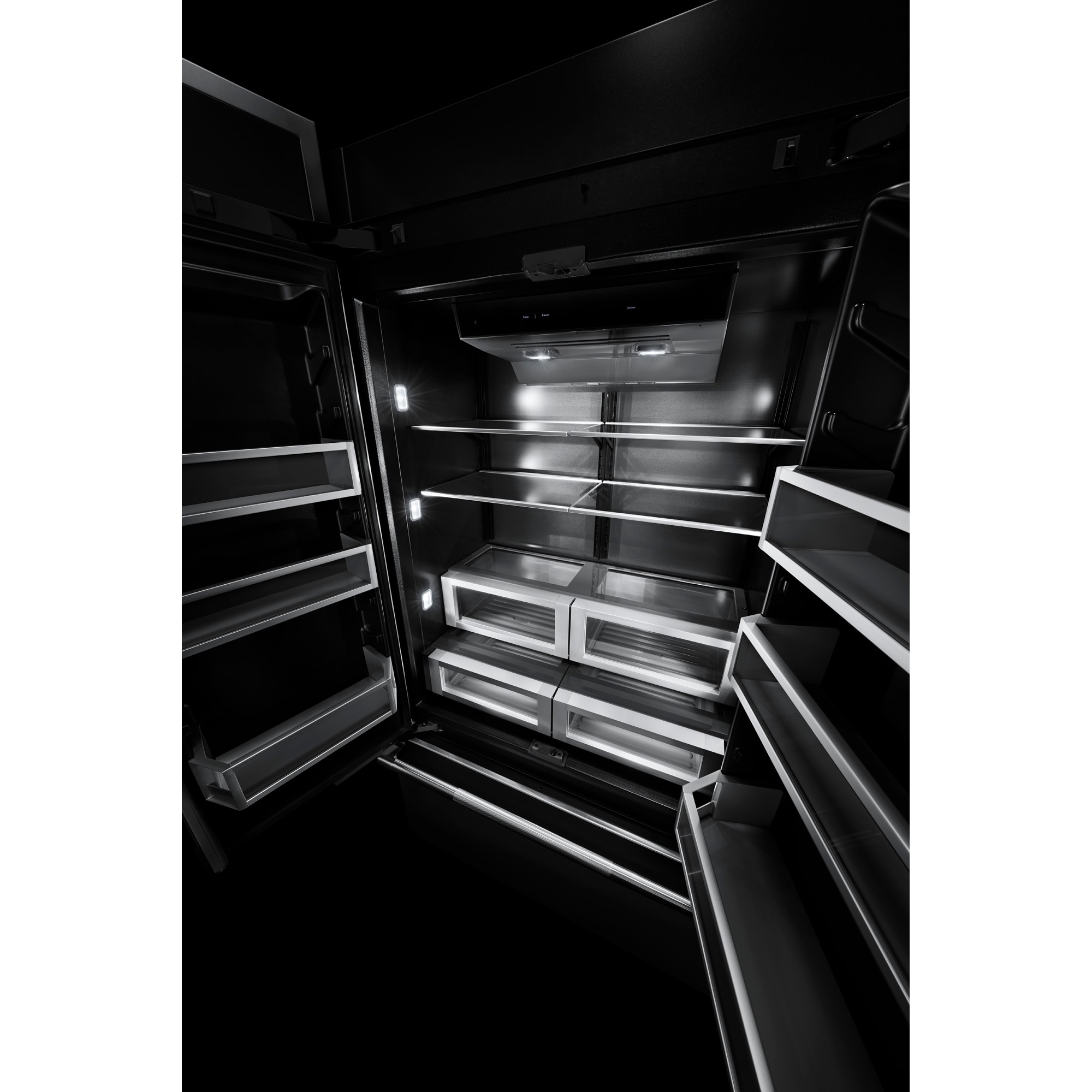 JennAir 42 in. 24.2 cu. ft. Built-In Counter Depth French Door Refrigerator with Ice Maker - Custom Panel Ready, , hires