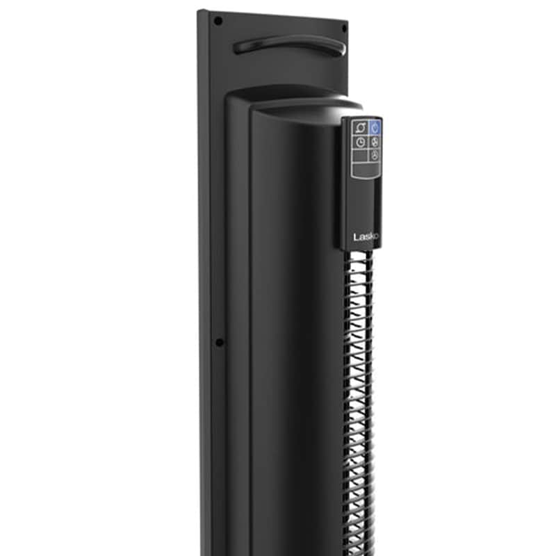 Lasko 48 in. Oscillation Tower Fan with 4 Speed Settings & Remote Control - Black, , hires