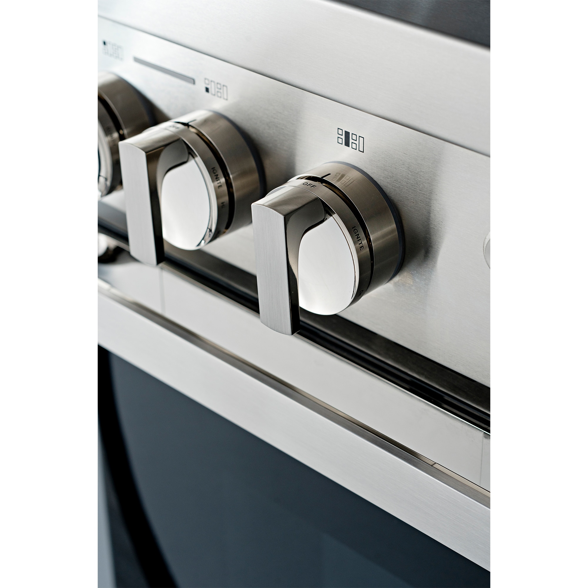 JennAir Noir Series 48 in. 6.3 cu. ft. Smart True European Convection Double Oven Dual Fuel Range with 4 Sealed Burners, Grill & Griddle - Stainless Steel, , hires