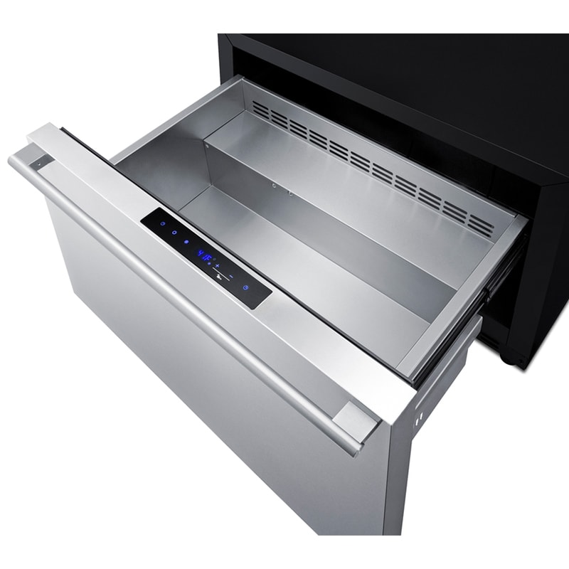 Summit 30 in. 2.4 cu. ft. Outdoor Single Refrigerator Drawer - Stainless Steel, , hires