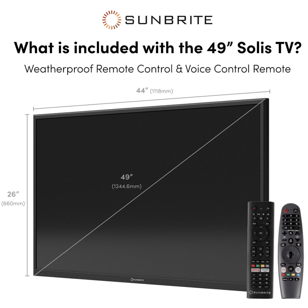 SunBrite - Solis Series 49" Class Full Sun 4K UHD LED Smart webOS Outdoor TV, , hires