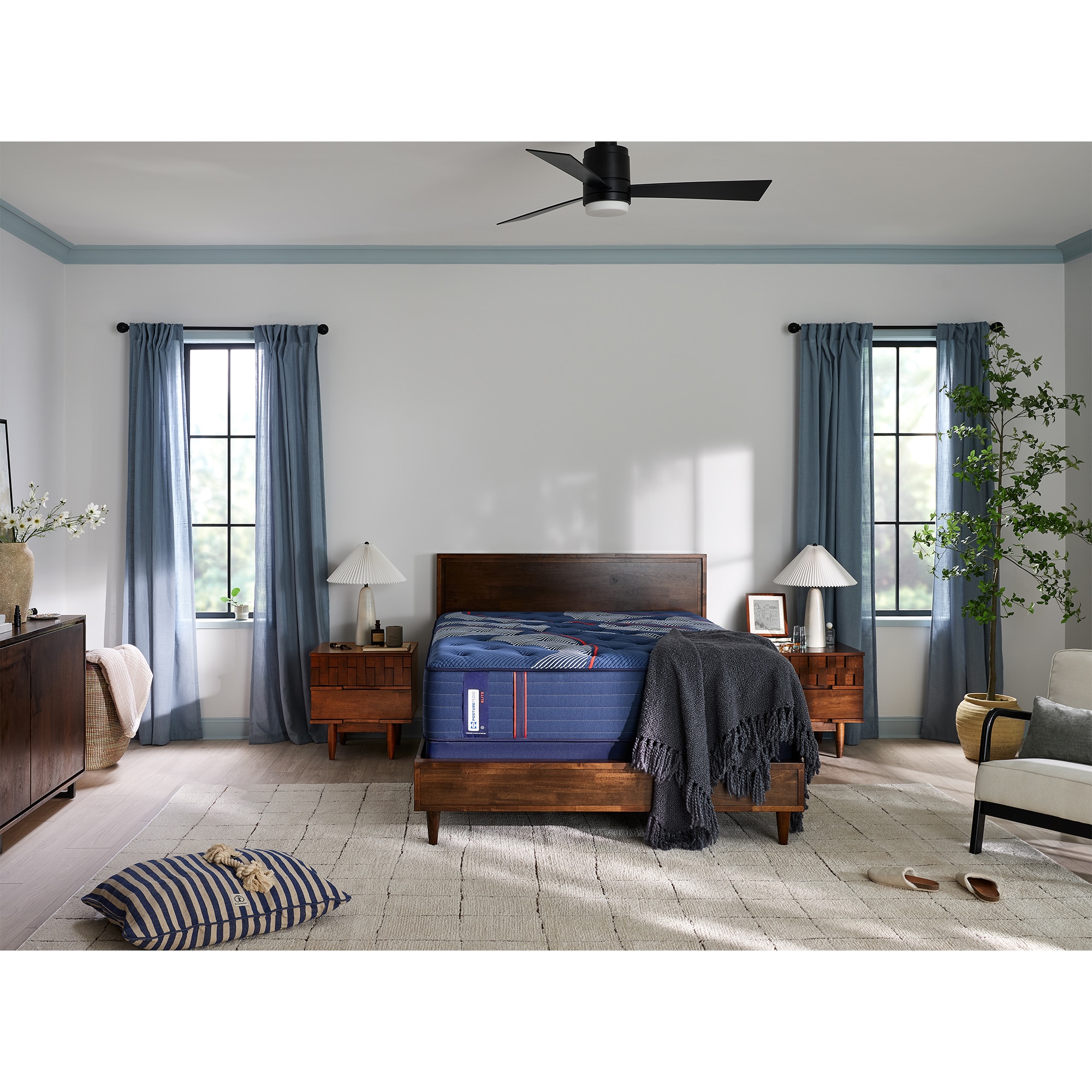 Sealy Albany II Posturepedic Elite Firm Innerspring Queen Size Mattress, , hires