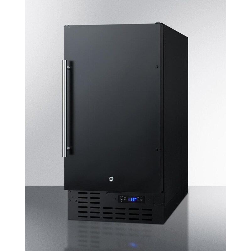 Summit 18 in. 2.7 cu. ft. ADA Compliant Undercounter Refrigerator - Black, , hires