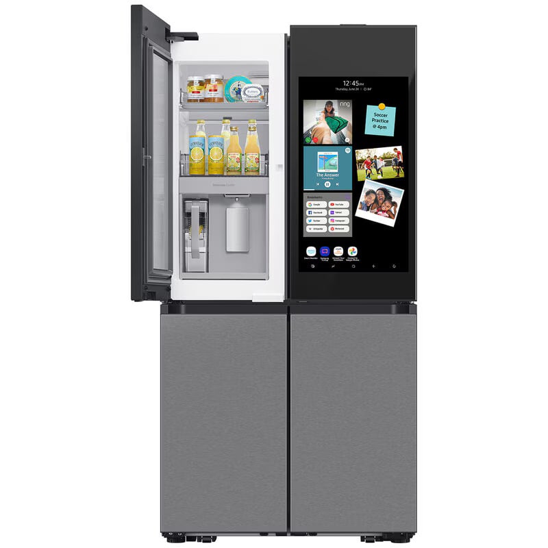 Samsung Bespoke 36 in. 22.5 cu. ft. Smart Counter Depth 4-Door French Door Refrigerator with Internal Water Dispenser - Fingerprint Resistant Stainless Steel, Fingerprint Resistant Stainless, hires