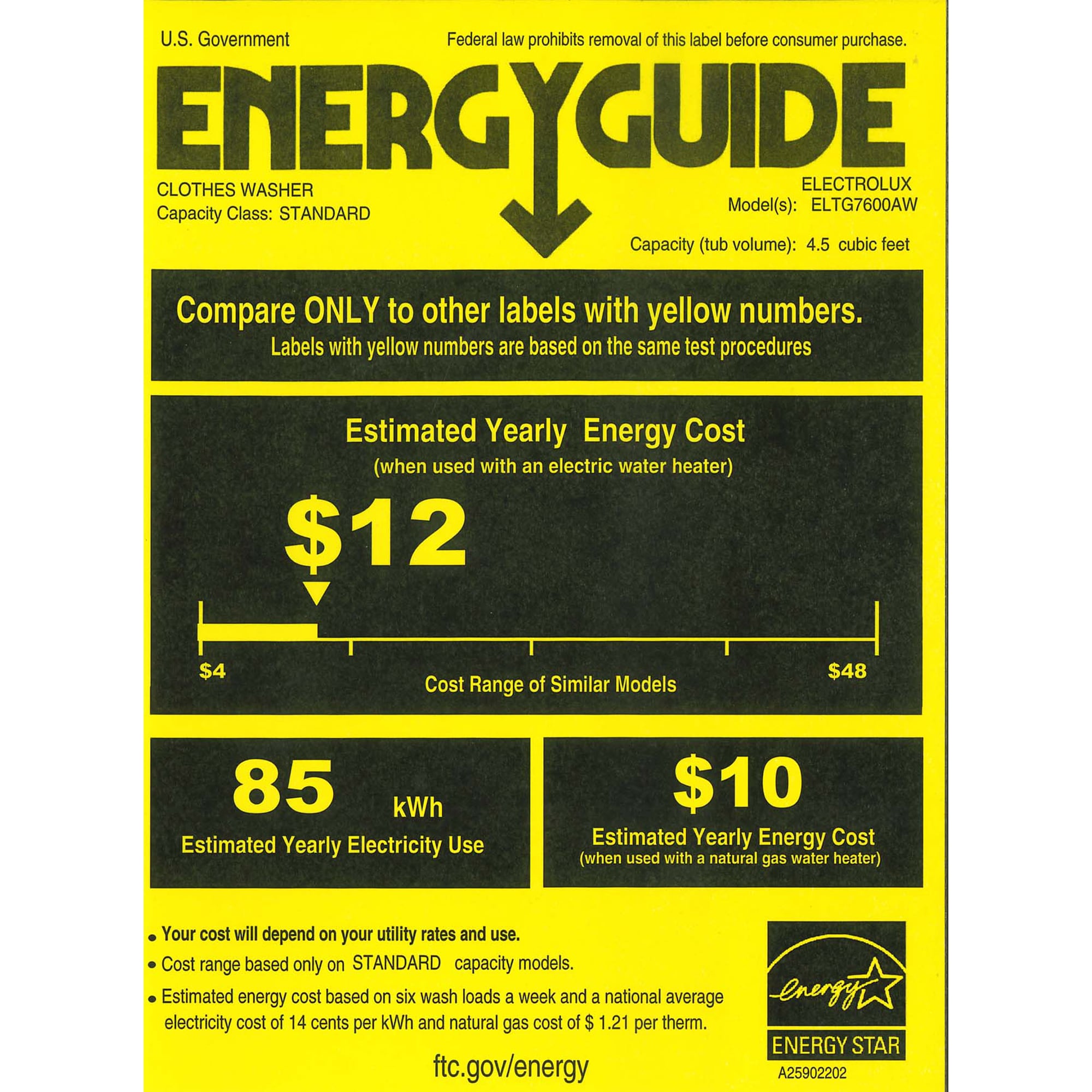 Electrolux 27 in. 4.5 cu. ft. Gas Front Load Laundry Center with LuxCare Dry, Optic Whites Cycle, Sensor Dry, Sanitize & Perfect Steam Cycle - White, White, hires