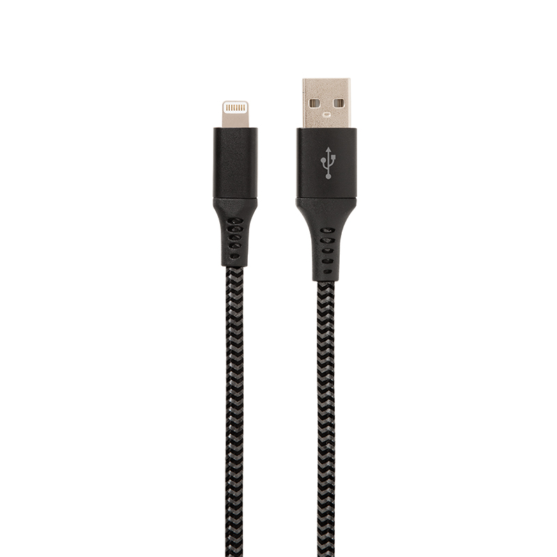 Helix USBA to lightning 10ft Cable  Black Cellphone Adapters  Cables  ETHLT10BLK  PC Richard  Son