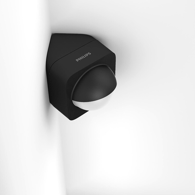 Philips - Hue Outdoor Motion Sensor - Black And White, , hires