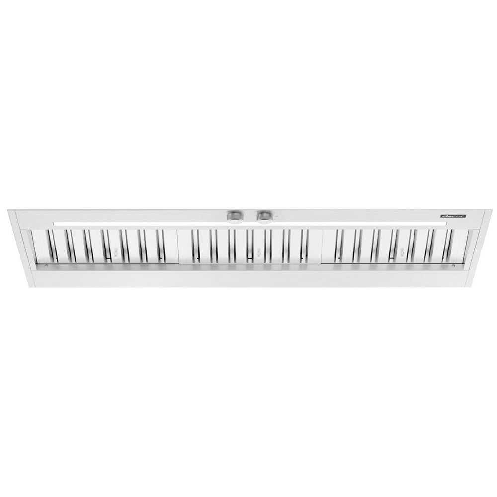 Dacor 48 in. Standard Style Range Hood with 4 Speed Settings, 1200 CFM & 1 LED Light - Silver Stainless, , hires