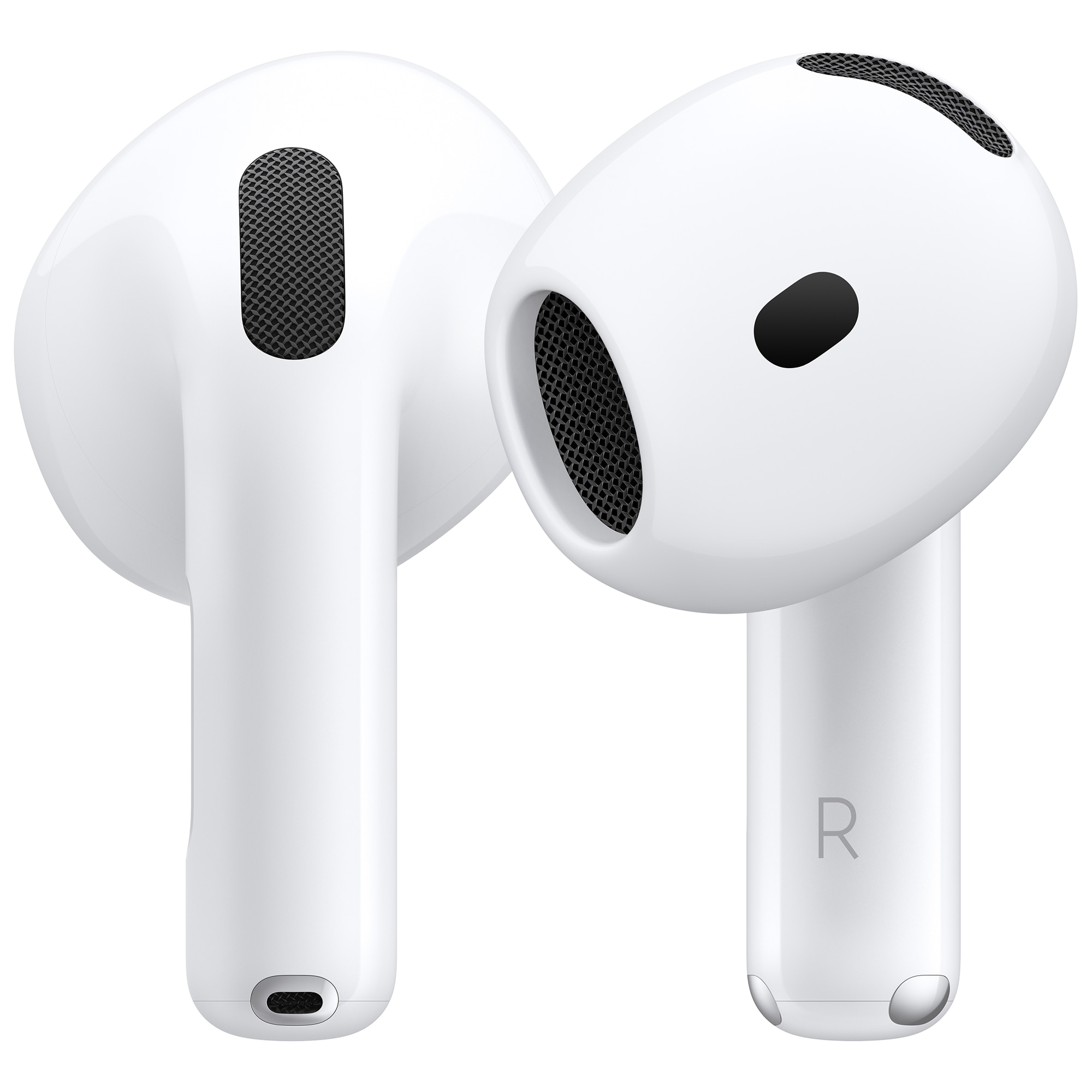 Apple - AirPods 4 with Active Noise Cancellation White, Wireless Headphones | MXP93LL-A | P.C. Richard & Son