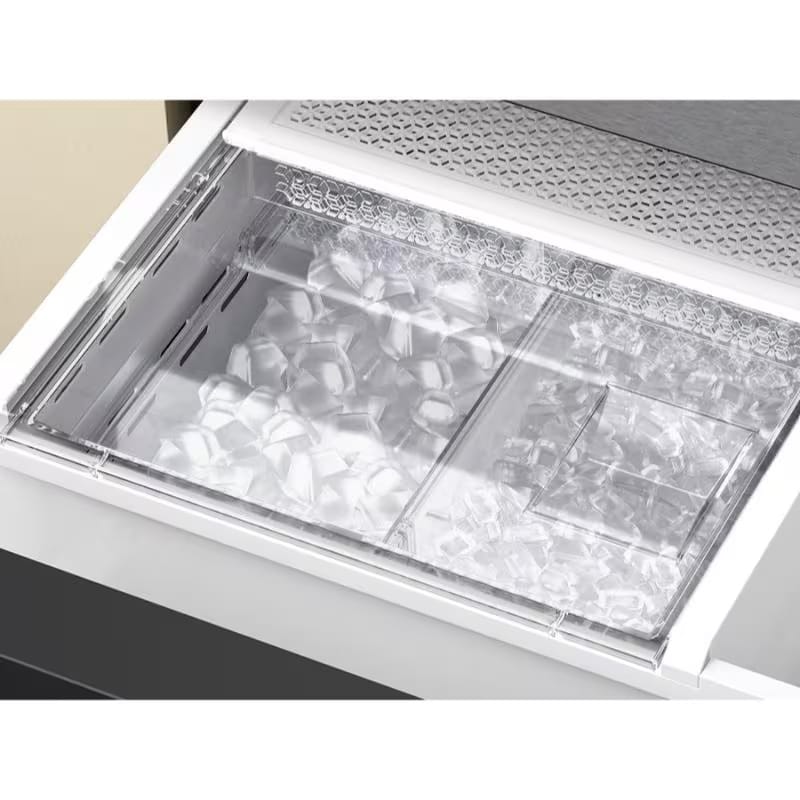 Samsung Bespoke 36 in. 22.5 cu. ft. Smart Counter Depth 4-Door French Door Refrigerator with AI Family Hub+, Beverage Center & Internal Water AutoFill Pitcher - Charcoal Glass, Charcoal Glass, hires