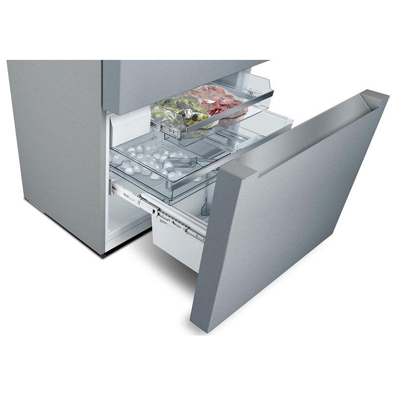 Bosch 800 Series 36 in. 20.5 cu. ft. Smart Counter Depth 4-Door French Door Refrigerator with Internal Water Dispenser - Stainless Steel, , hires