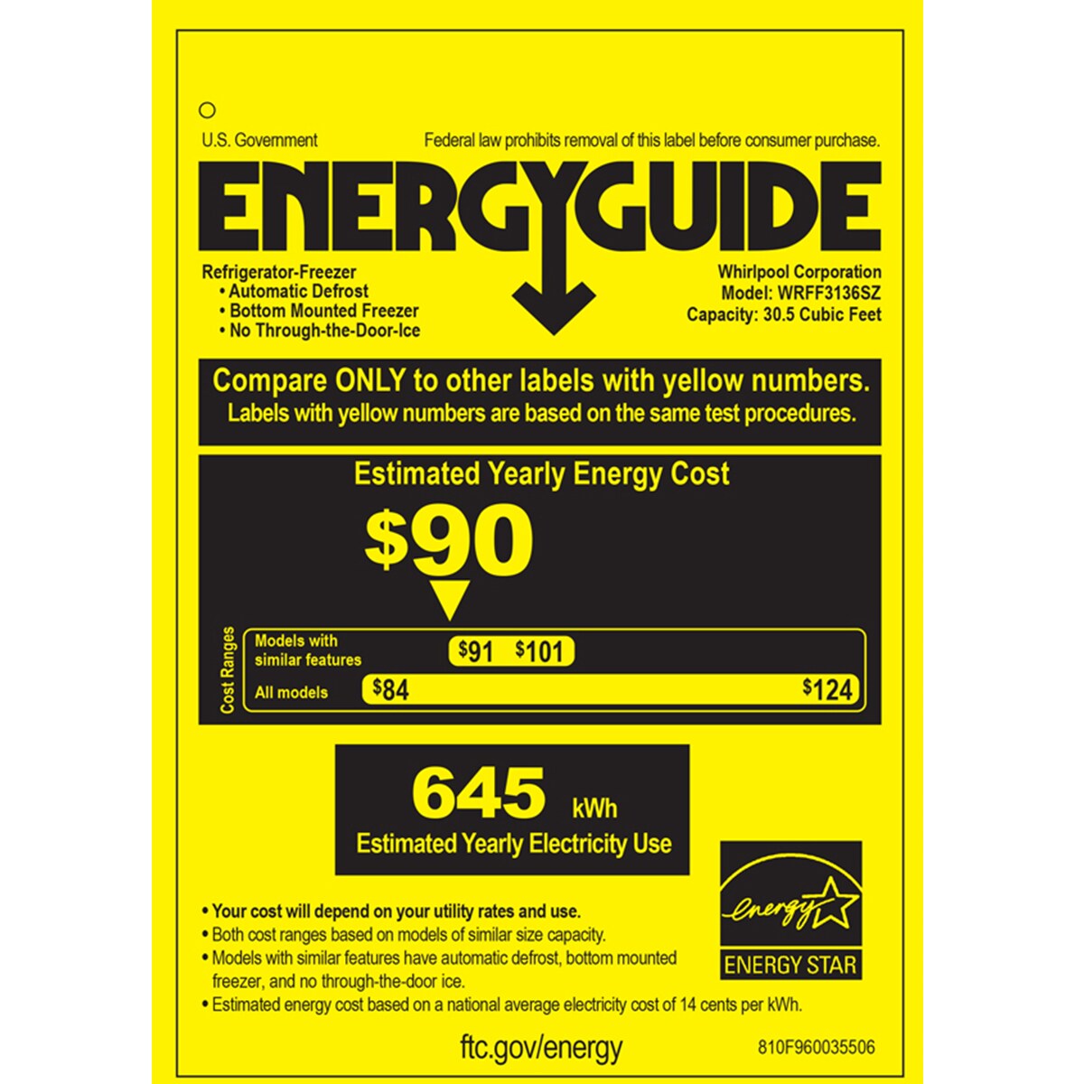 Whirlpool 36 in 30.5 cu. ft. French Door Refrigerator with Ice Maker - Fingerprint Resistant Stainless, Fingerprint Resistant Stainless, hires