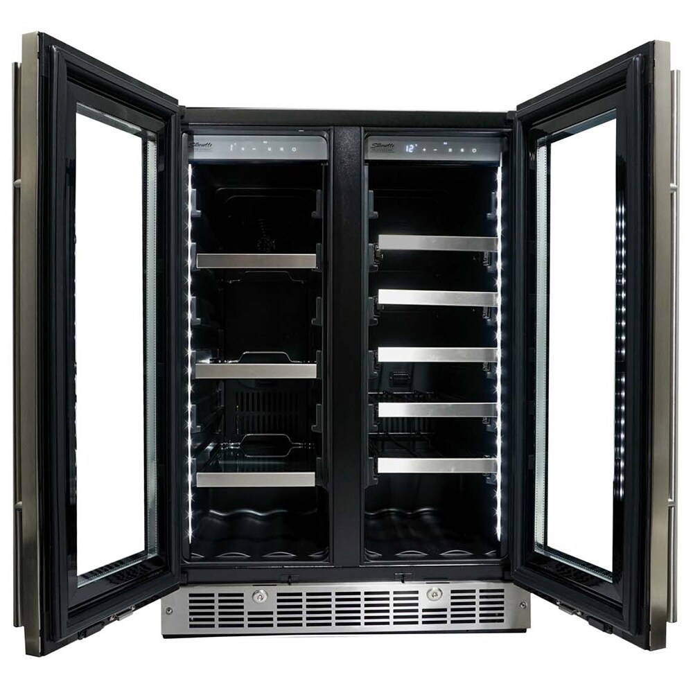 Danby Appliances 24 in. Built-In 4.5 cu. ft. Compact Beverage Center with Adjustable Shelves & Digital Control - Stainless Steel, , hires