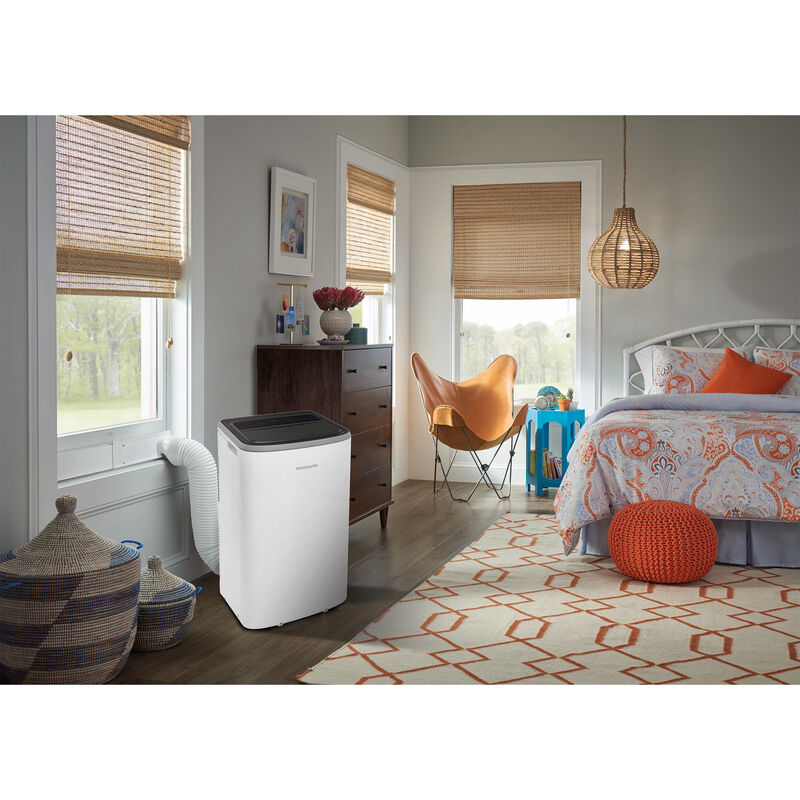 Frigidaire 10,000 BTU (6,500 BTU DOE) 115V Portable Air Conditioner with 3 Fan Speeds, Sleep Mode & Remote Control - White, , hires
