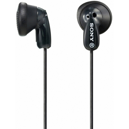 Sony Wired Stereo Earbuds - Black, Headphones | MDRE9LP-BLK | P.C. Richard & Son