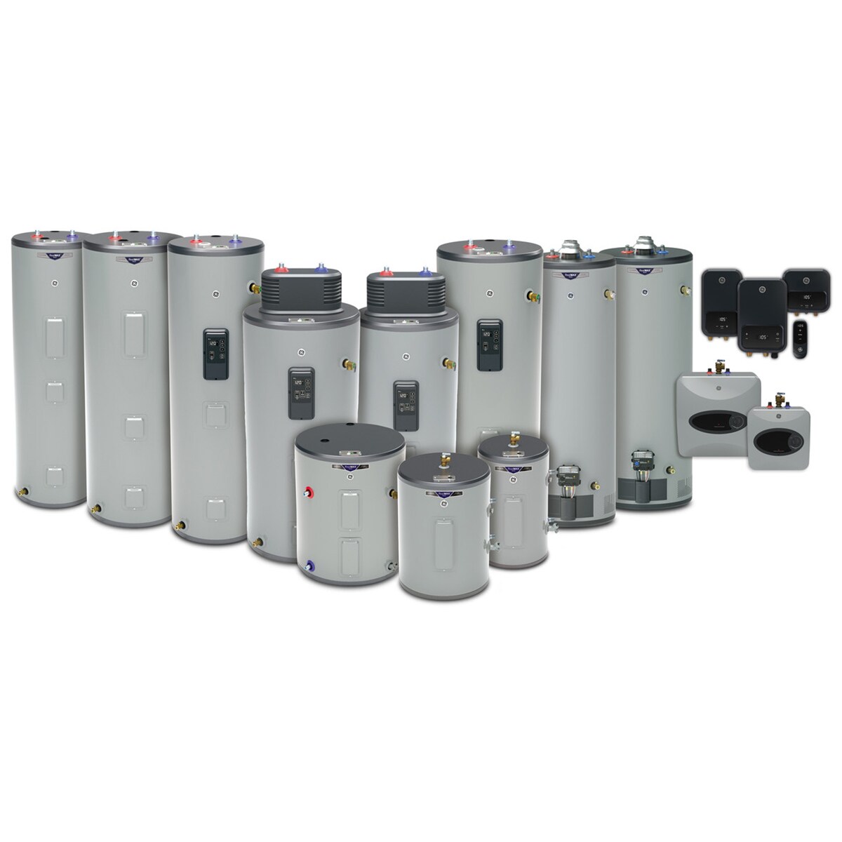 GE Electric 40 Gallon Short Water Heater with 10-Year Parts Warranty, , hires