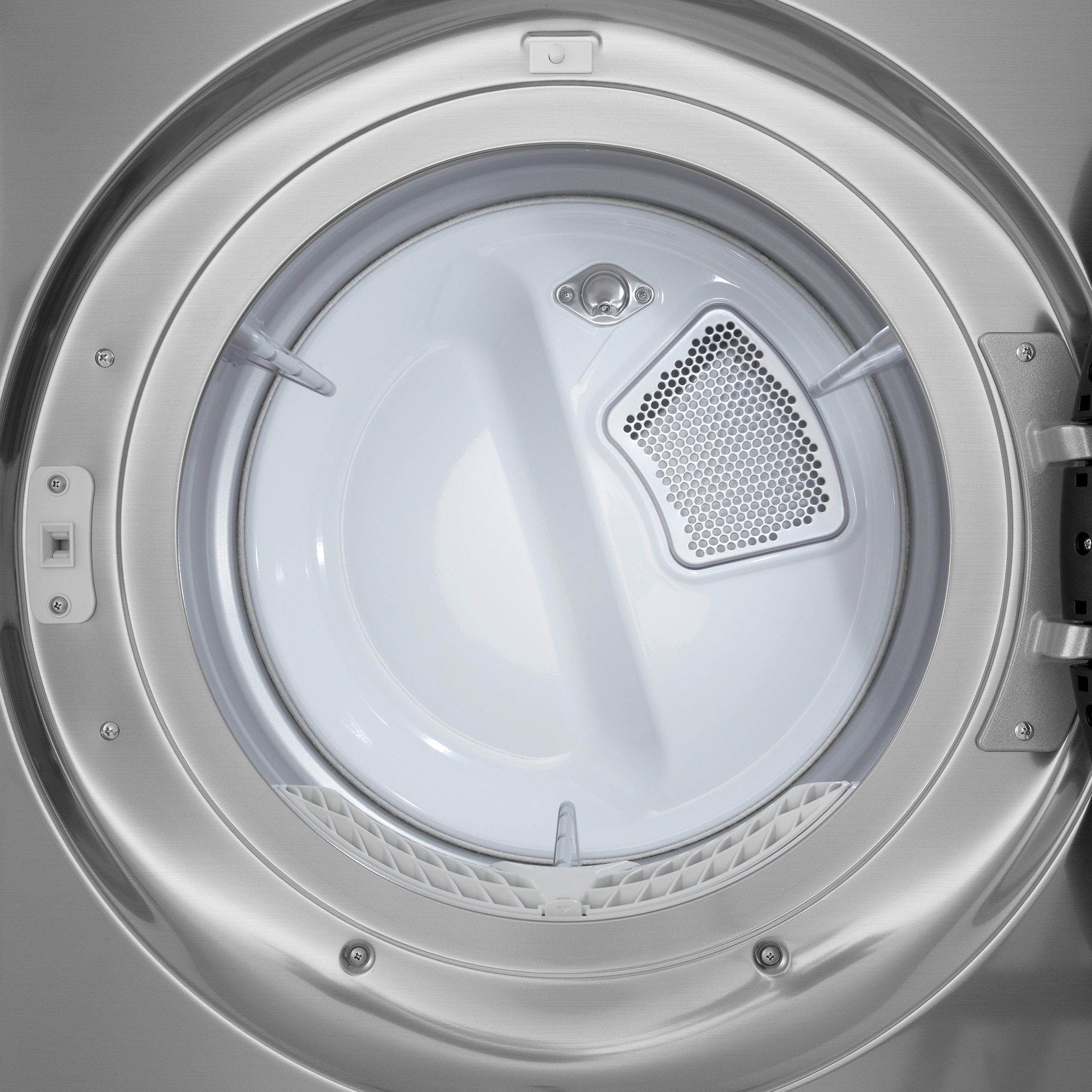 LG 27 in. 7.4 cu. ft. Smart Stackable Electric Dryer with AI Sensor Dry, TurboSteam, Sanitize & Steam Cycle - Graphite Steel, , hires