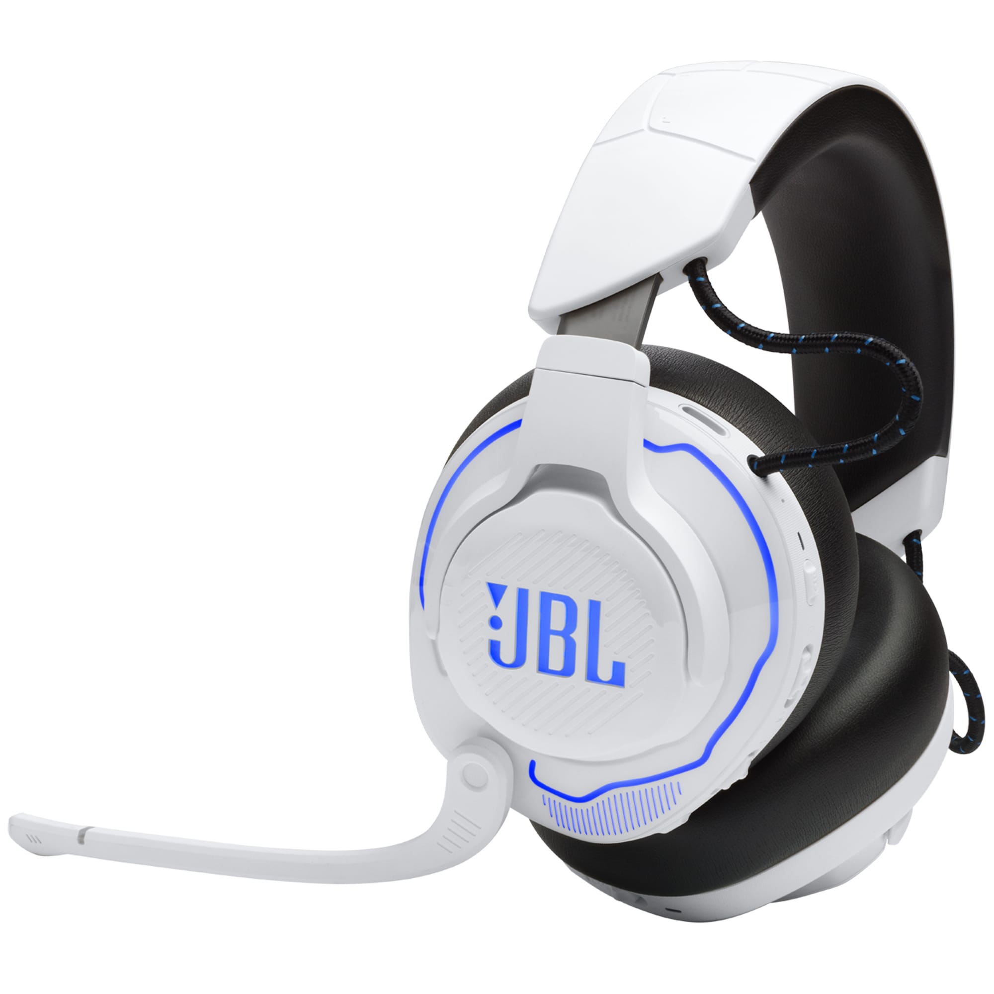 JBL Quantum 910P Wireless Over-Ear Gaming Headset with Head Tracking-Enhanced, Active Noise Cancelling & Bluetooth - White, , hires