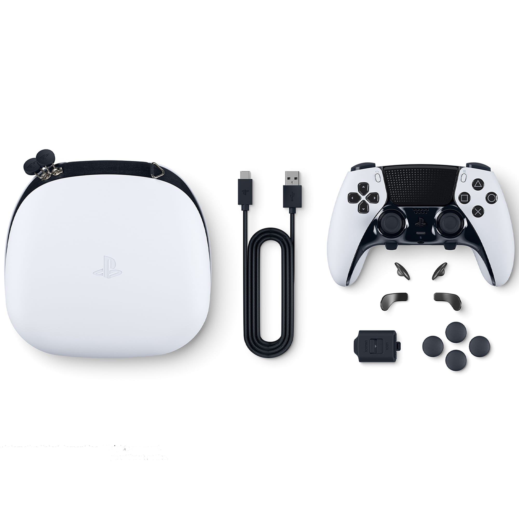 DualSense Edge Wireless Controller for PS5 - Black & White, Black & White, hires