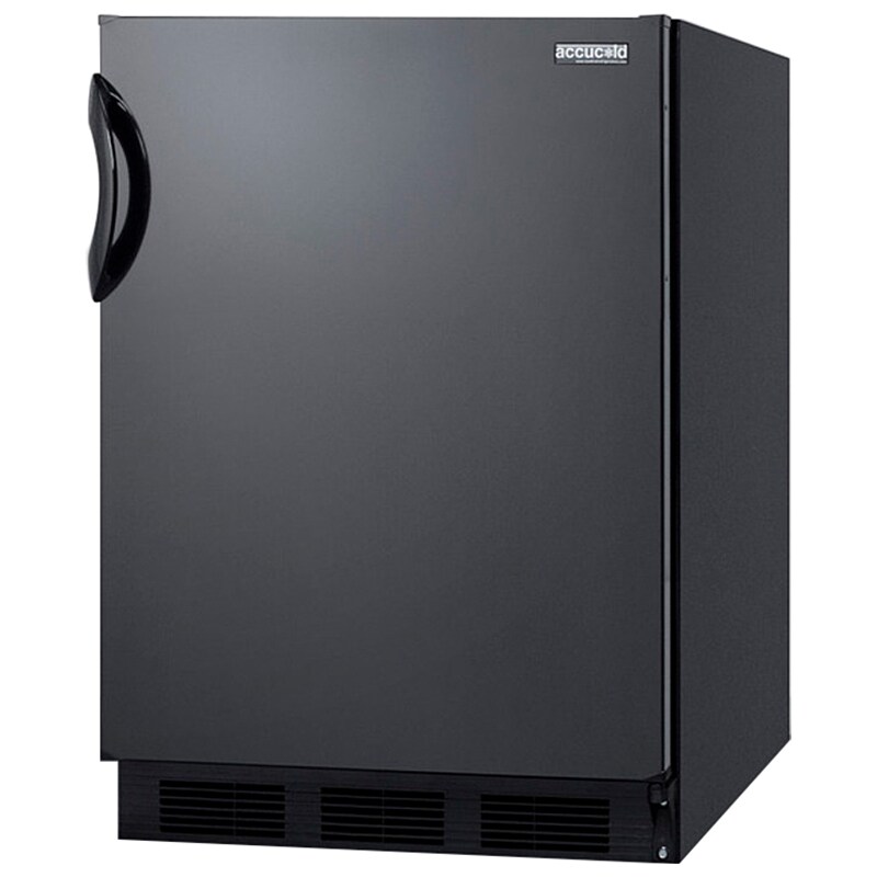 Summit AccuCold 24 in. 5.1 cu. ft. Undercounter Refrigerator - Black, , hires