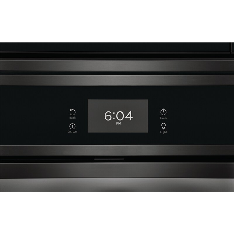 Frigidaire 30 in. 6.9 cu. ft. Electric Microwave/Wall Oven Combo with Standard Convection & Sensor Cooking - Black Stainless, Black Stainless, hires