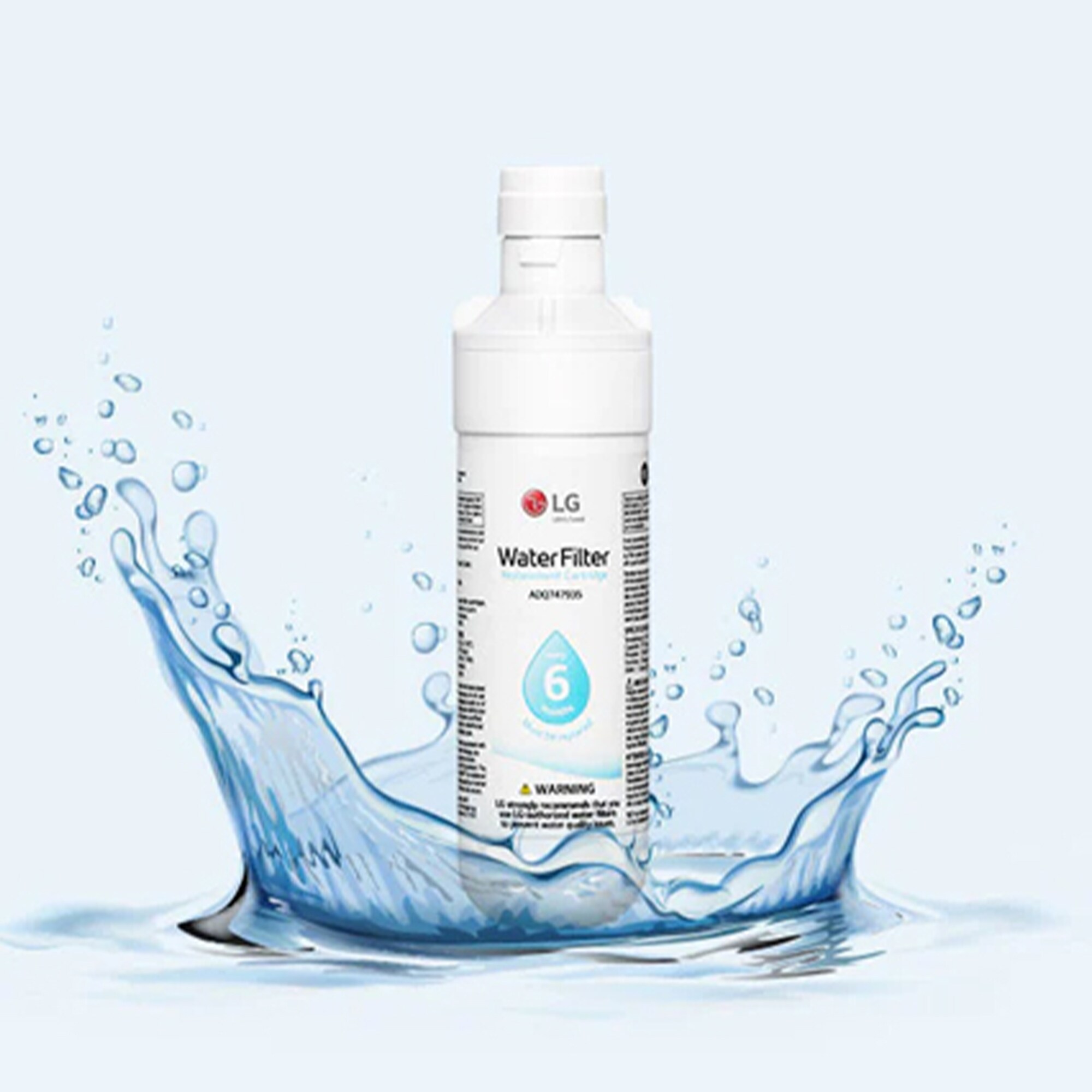 LG 6 Month / 200 Gallon Capacity Replacement Refrigerator Water Filter, , hires