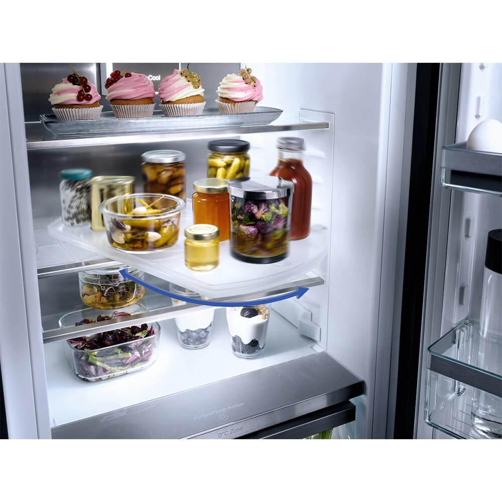 Miele 24 in. 8.7 cu. ft. Built-In Smart Counter Depth Bottom Freezer Refrigerator with Ice Maker - Stainless Steel, , hires