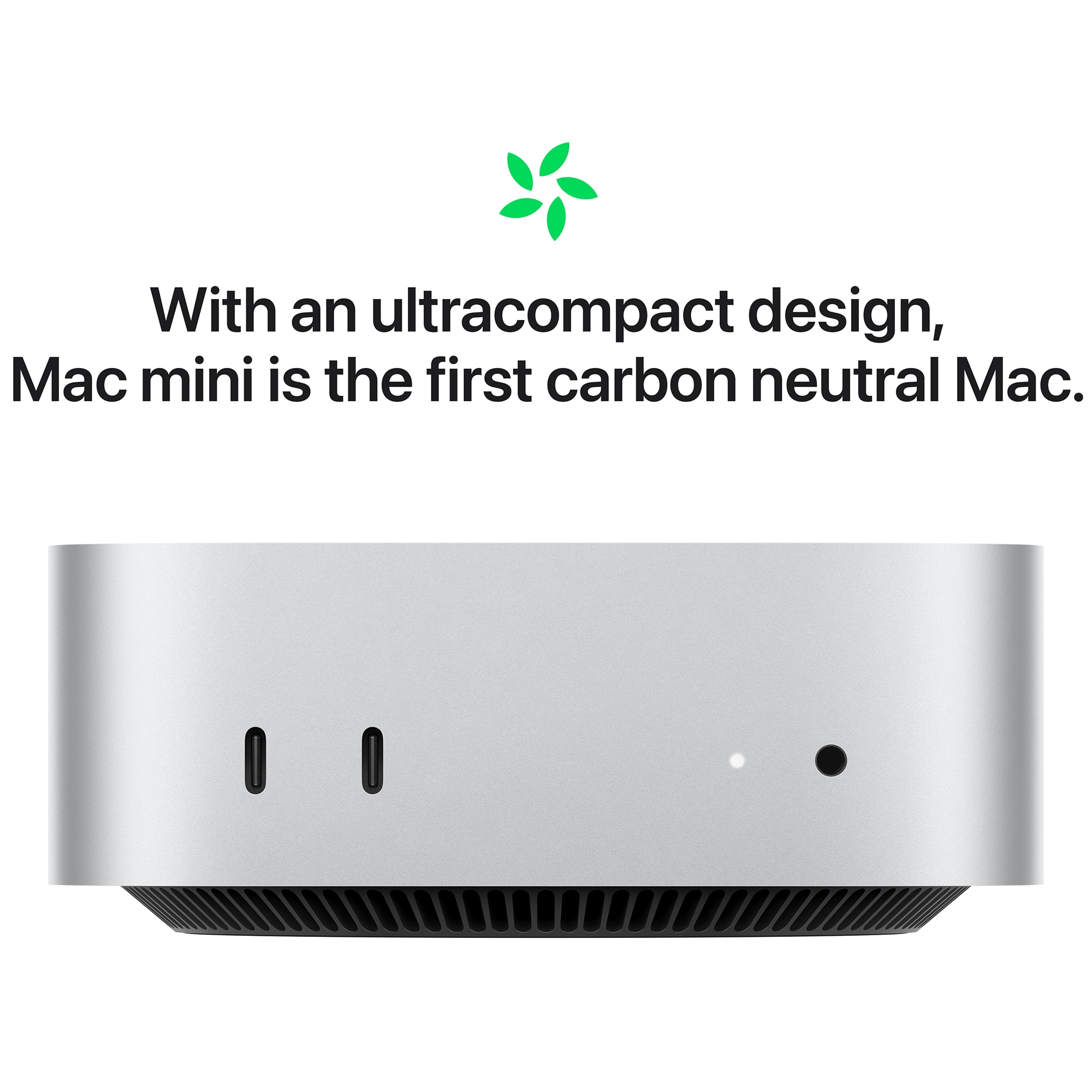 Apple Mac Mini (2024) with Apple M4 10-Core CPU, 10-Core GPU, 16 GB RAM, 512 GB SSD & Mac OS - Silver, , hires