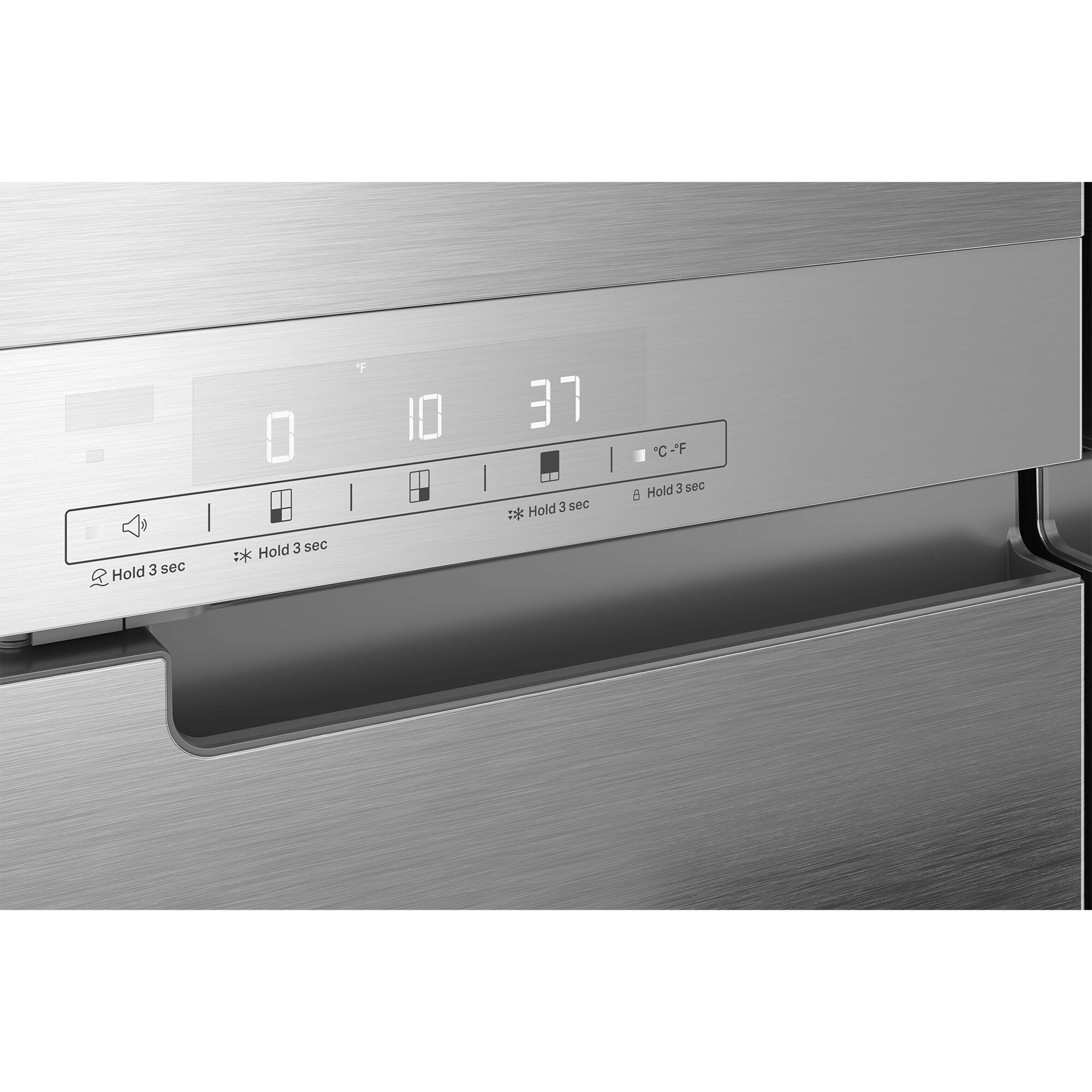 KitchenAid 36 in. 19.4 cu. ft. Counter Depth 4-Door French Door Refrigerator with Ice Maker - Stainless Steel, , hires