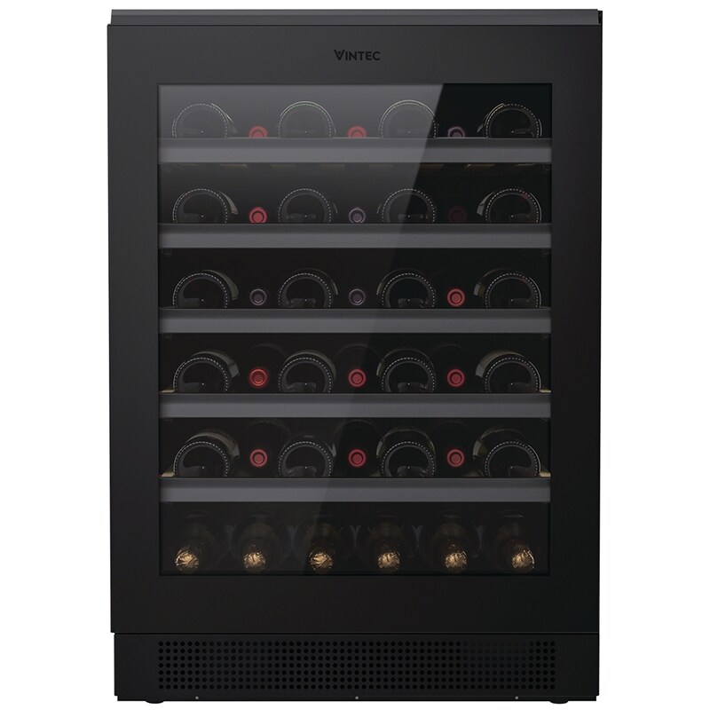 Vintec 24 in. Compact BuiltIn or Freestanding Wine Cooler with 41 Bottle Capacity, Single