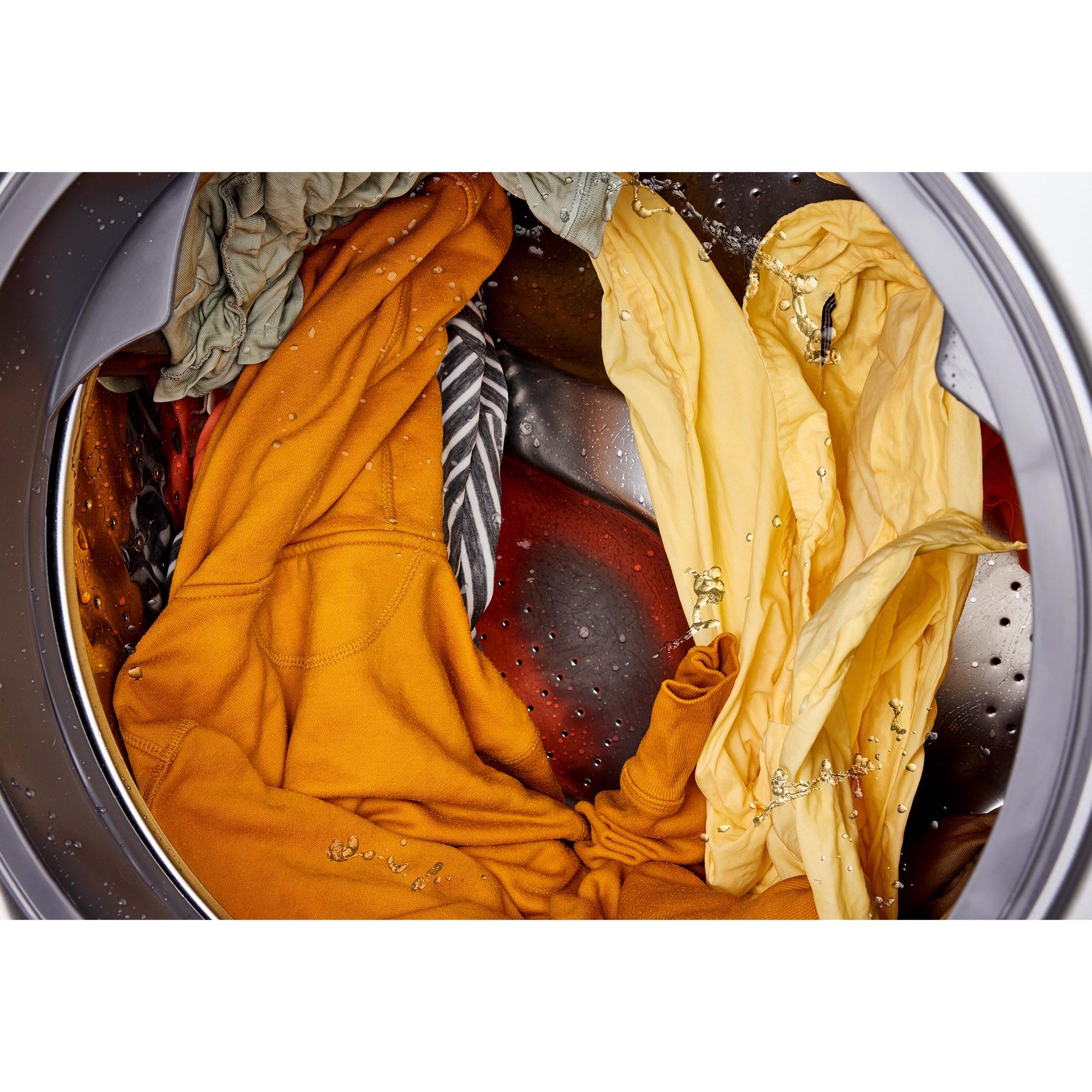 Whirlpool 27 in. 4.5 cu. ft. Stackable Front Load Washer with Tumble Fresh Option & Sanitize with Oxi - White, , hires